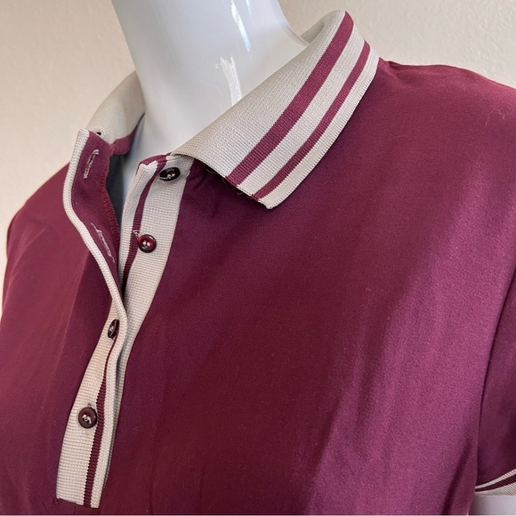 Zara Blogger Fave!! Burgundy Polo Mini Dress - Picture 7 of 10